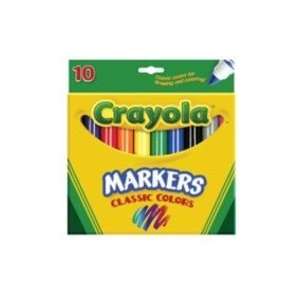  Crayola Classic Markers Broad Line 10 CT Toys & Games
