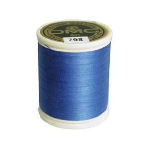  DMC Broder Machine 100% Cotton Thread Dark Delft Blue (5 