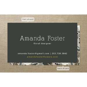  Clean Cut Florals Business Cards: Office Products