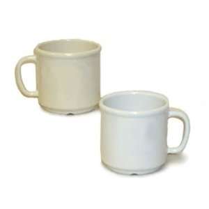  Melamine White Coffee Mug   12 oz (1 Dozen/Unit): Home 