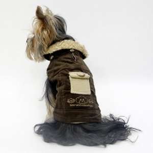   Dog Apparel   Melvin Coat   Color: Brown, Size: XS: Pet Supplies