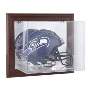  Seattle Seahawks Brown Framed Wall Mounted Logo Helmet 