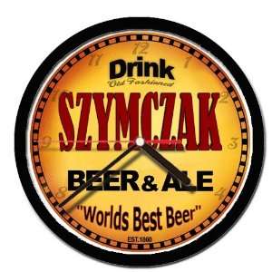  SZYMCZAK beer and ale cerveza wall clock: Everything Else