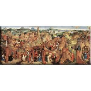   of Christ 16x7 Streched Canvas Art by Memling, Hans