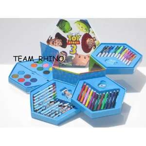   Woody Buzz Jessie Crayon Box Set Markers Color Pencils Toys & Games