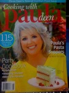 Paula Deen Cooking Magazine PASTA Comfort Food Issue 09  