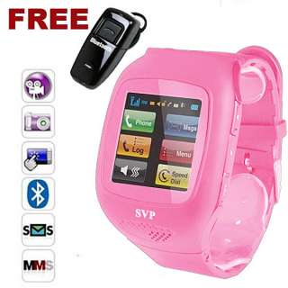 Unlocked! Micro Touch Screen Camera MP3 GSM Watch Cell Phone! [aT&T 