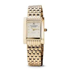 US Air Force Academy Womens Swiss Watch   Gold Quad Watch with 
