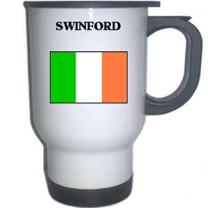  Ireland   SWINFORD White Stainless Steel Mug Everything 
