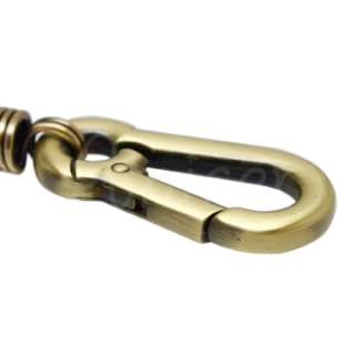 Keychain Solid Durable Brass Padlock Hook Key chain  
