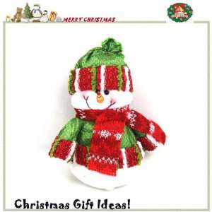  HOTER® 6 inch Cute Snowman Figure Plush Toy, Christmas 
