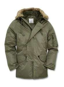 NEW USAF Designer Olive Green Fashion N3B FLIGHT JACKET N 3B Coat 
