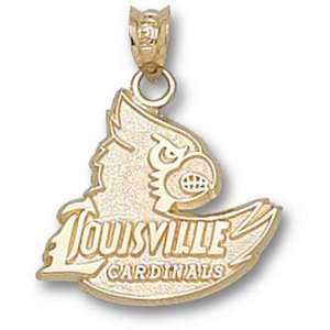  Louisville Cardinals 5/8in 14k Head Pendant/14kt yellow 