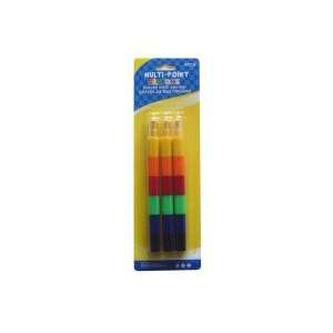  Multi point Crayons, 6 Pack 