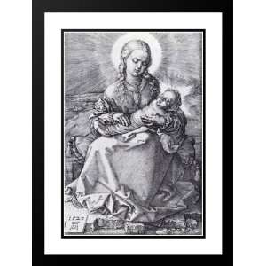   and Double Matted Madonna With The Swaddled Infant