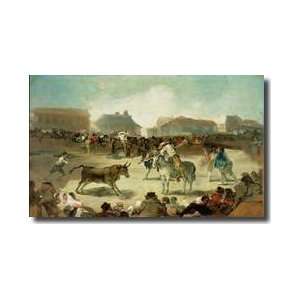  A Village Bullfight Giclee Print