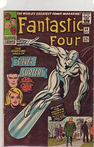 Fantastic Four #50 VG 1966 Marvel Comic Silver Surfer  