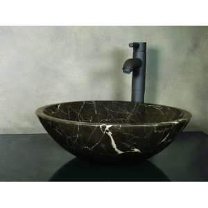   Sink Stone Bowl LUX LINDA. 16.5 W x 5.5 H x 16.5 D