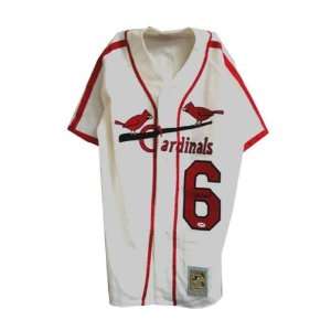    Signed Stan Musial Uniform   Mitchell Ness white: Everything Else