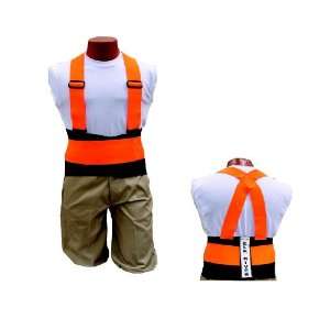  Back EZE Belt w/suspenders / safety orange / 3XL: Home 