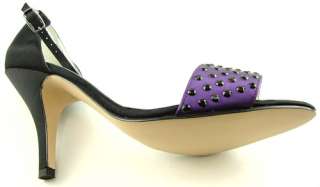 CAPARROS MADELYN Purple Silk Wedding Womens Shoes 9  