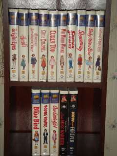 15 SHIRLEY TEMPLE VHS VIDEO COLLECTION FOX & UNIVERSAL  