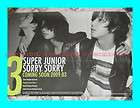 Super Junior Sorry 2009 Taiwan Promo Poster (B ver.) Sung Min ,Hee 