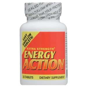   Energy Action Fat Burner Supplement, 30 ct