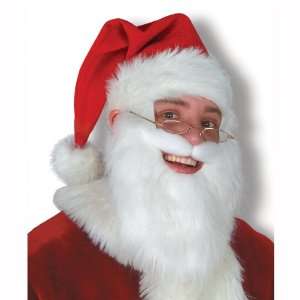  Plush Santa Hat w/Beard & Moustache Case Pack 36
