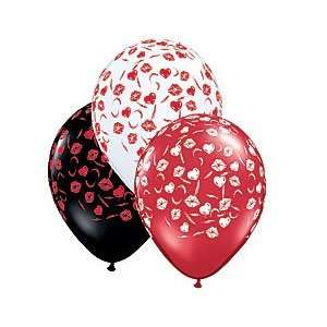    (12) Lips and Swirls 11 Latex Balloons: Health & Personal Care