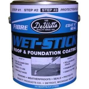 DEWITT PRODUCTS Gallon Wet Stick Fiber Roof Coating A Superior Sealer