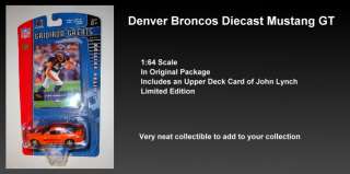 Denver Broncos Collectible Diecast Mustang GT 164  