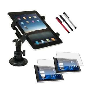  Holder Mount + 2 packs of Clear Screen Protector + 3 packs of Stylus 