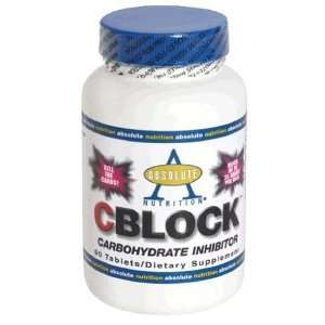  Absolute Nutrition CBlock Carb/Starch Blocker, 90 caps, 2 