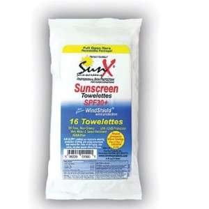  30+ SPF Sunscreen Towelettes (16 Per Package): Home 