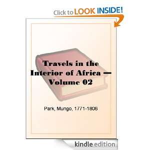   Interior of Africa   Volume 02 Mungo Park  Kindle Store