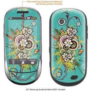   Sticker for AT&T Samsung Sunburst case cover sunburst 73: Electronics