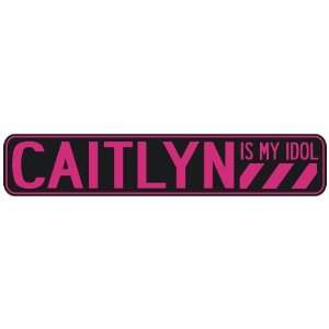   CAITLYN IS MY IDOL  STREET SIGN