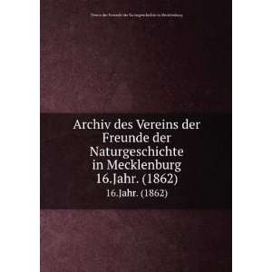   der Freunde der Naturgeschichte in Mecklenburg  Books