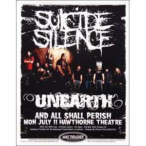  Suicide Silence   Posters   Limited Concert Promo