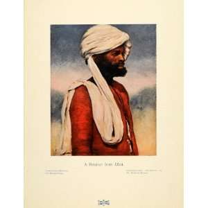  1905 Print Mortimer Menpes Durbar Man Turban Dhai India 