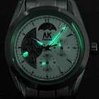 AK Homme Moonphase Mens Mechanical Watch White AK097  