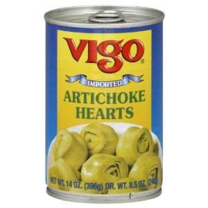 Vigo, Artichoke 5 7 Ct, 14 OZ (Pack of 12):  Grocery 