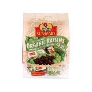 Sun Maid Organic California Raisins 125G x 4:  Grocery 