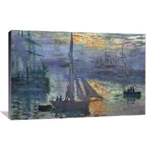 Sunrise at Sea   Gallery Wrapped Canvas   Museum Quality  Size 36 x 