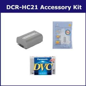  Sony DCR HC21 Camcorder Accessory Kit includes ZELCKSG 