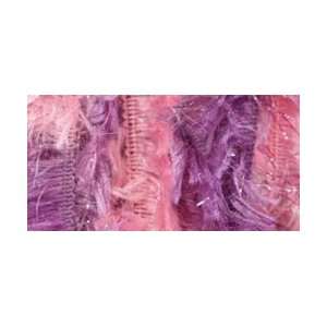  Bernat Boa Yarn Pink Purple Glitter; 3 Items/Order: Home 