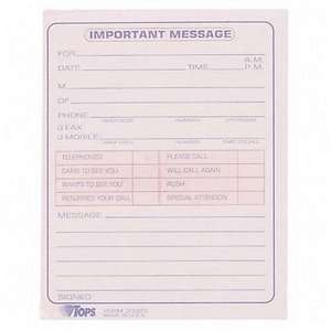   Message Pad, Two Sided, 4 1/4 x 5 1/2, 50/Pad, Dozen: Office Products