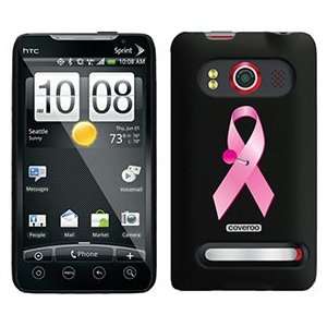  Pink Ribbon Pin on HTC Evo 4G Case  Players 