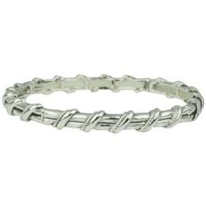  Huckleberry Stretchable Silver Bracelet: Jewelry